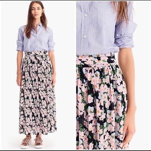 J.Crew Point Sur Maxi Skirt in French Floral